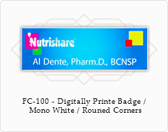 FC-100 – Full Color Digital Badge on Plastic - Badge Print Company